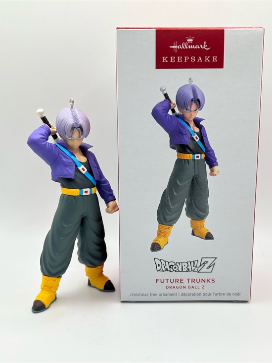 Hallmark Other - NEW Dragon Ball Z Future Trunks Ornament - Purple